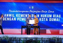 Dumai Raih Penghargaan Tercepat Kedua dalam Realisasi Pos Bantuan Hukum