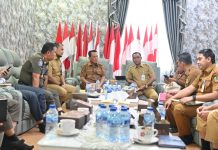 Ciptakan Kota Aman, Bersih, Bebas Macet, Pemkab Rohil Kembali Adakan Rapat Penertiban PKL