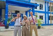 Terima Challenge Tanam Pohon dari Kapolda, Siswa SMA Riau Dapat SIM Gratis